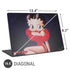 Betty Boop Red Dress Universal Laptop 16.6in (13.4 x 9.7in) Skin
